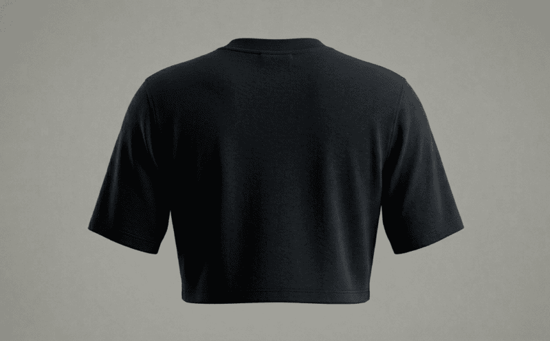 BLACK-CROP TOP