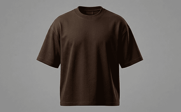 COFFEE BROWN-OVERSIZED-T