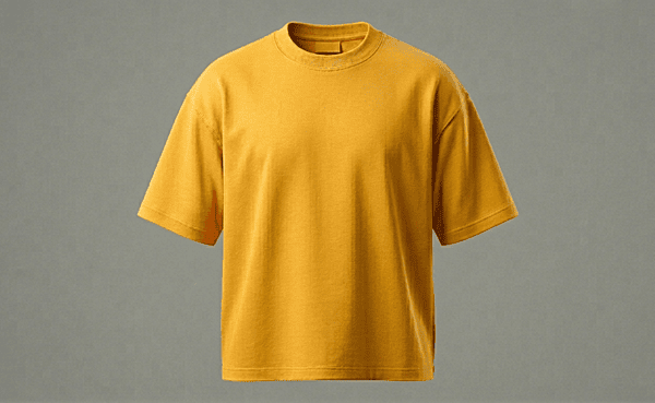 YELLOW-OVERSIZED-T