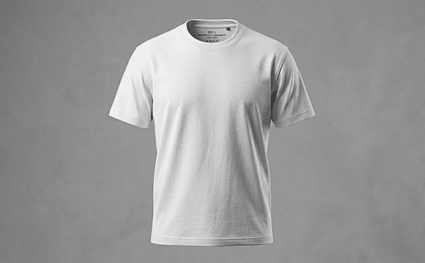 WHITE-REGULAR FIT-T
