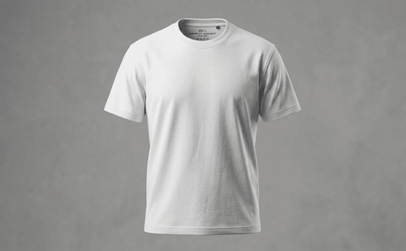 WHITE-REGULAR FIT-T