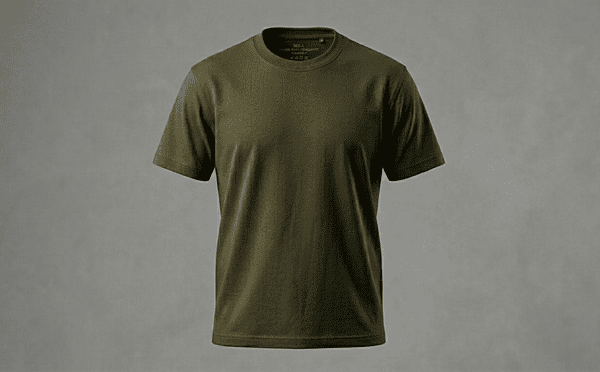 OLIVE GREEN-REGULAR FIT-T