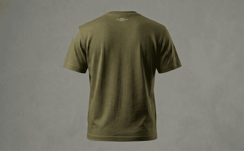 OLIVE GREEN-FRENCH TERRY-REGULAR FIT-T