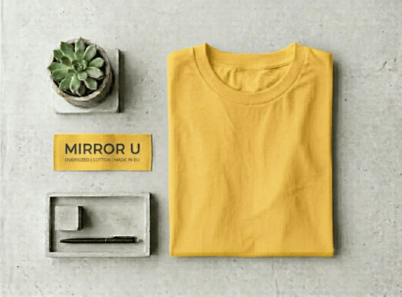 YELLOW-OVERSIZED-T