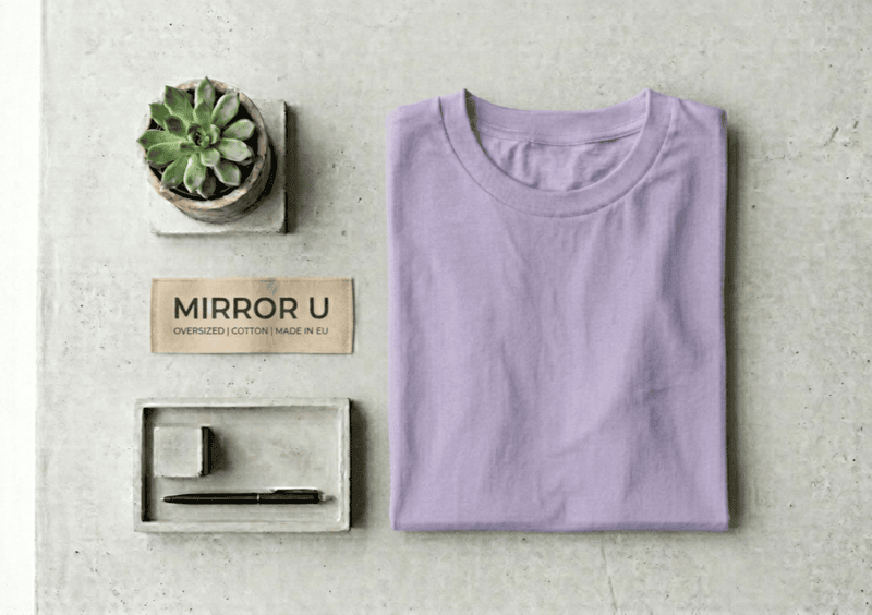 LAVENDER-REGULAR FIT-T