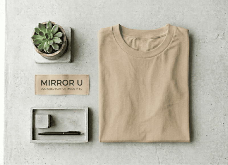 BEIGE-OVERSIZED-T
