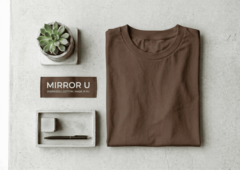 COFFEE BROWN-REGULAR FIT-T