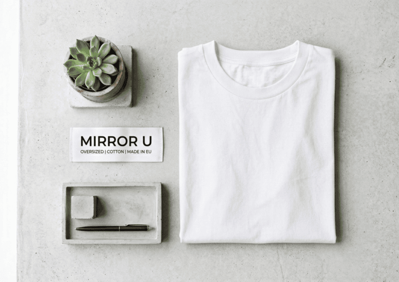 WHITE-REGULAR FIT-T