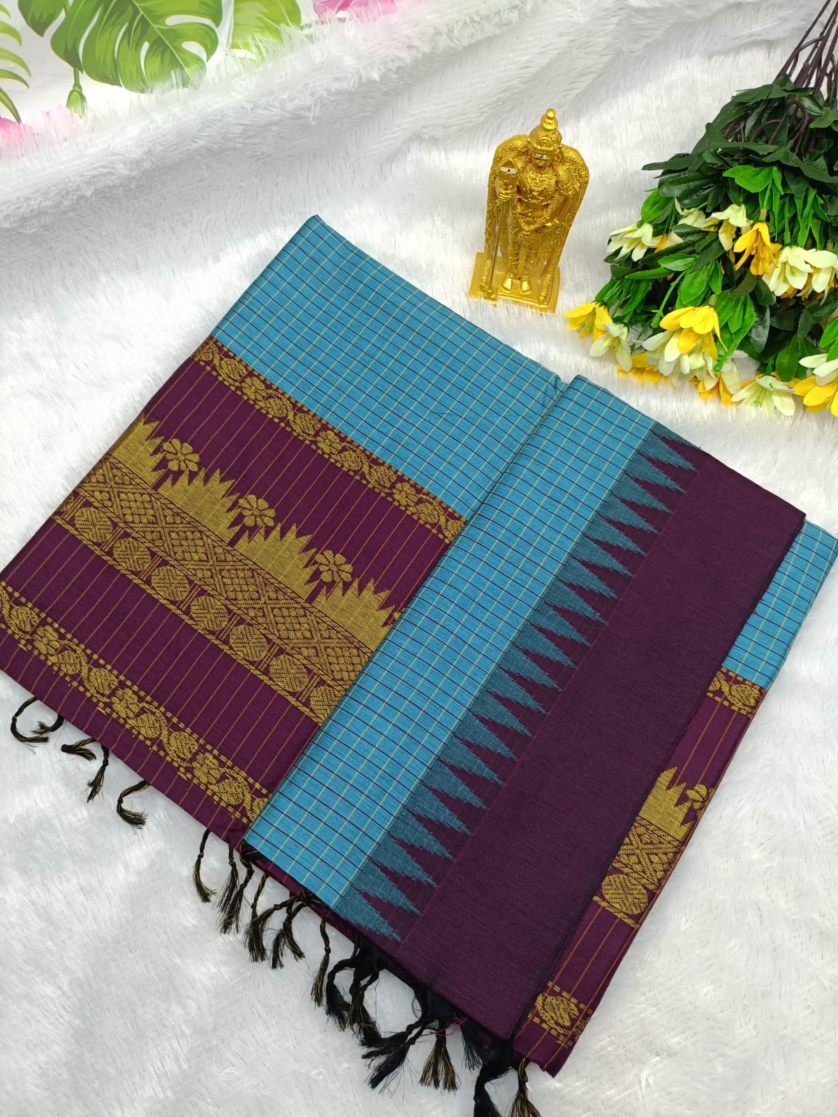 Kanchi cotton saree