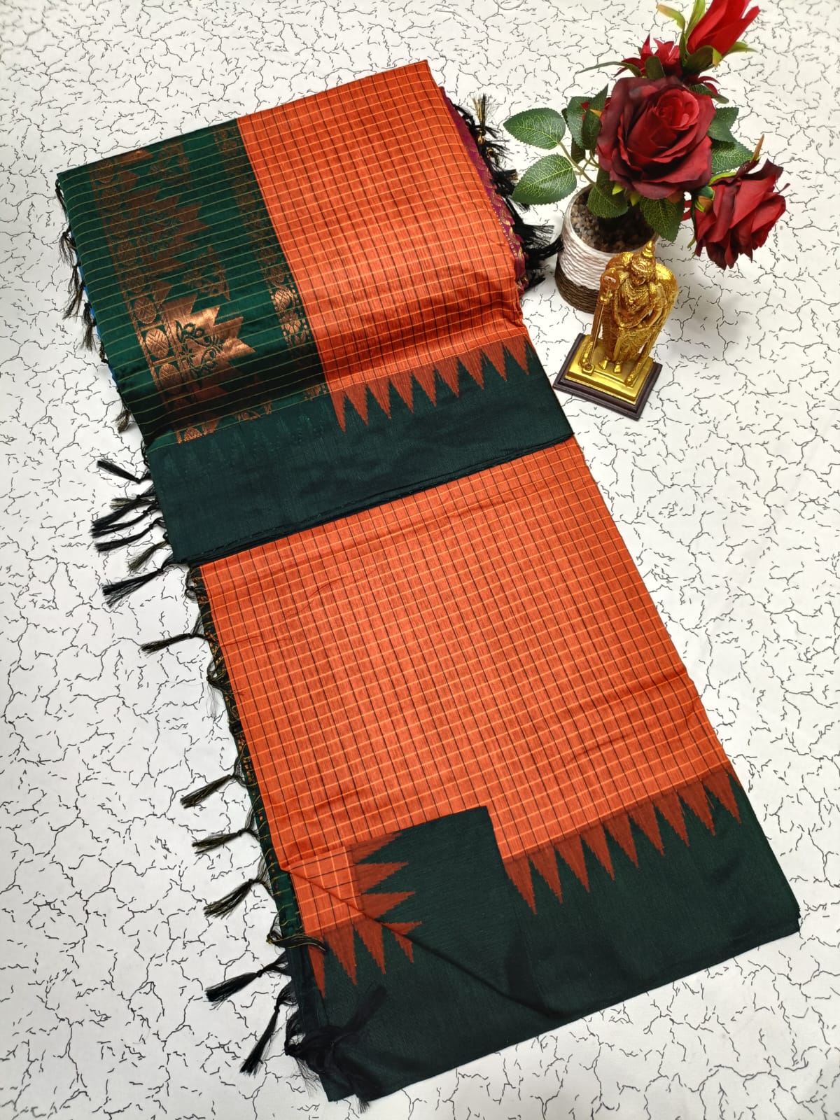 Kanchi cotton saree