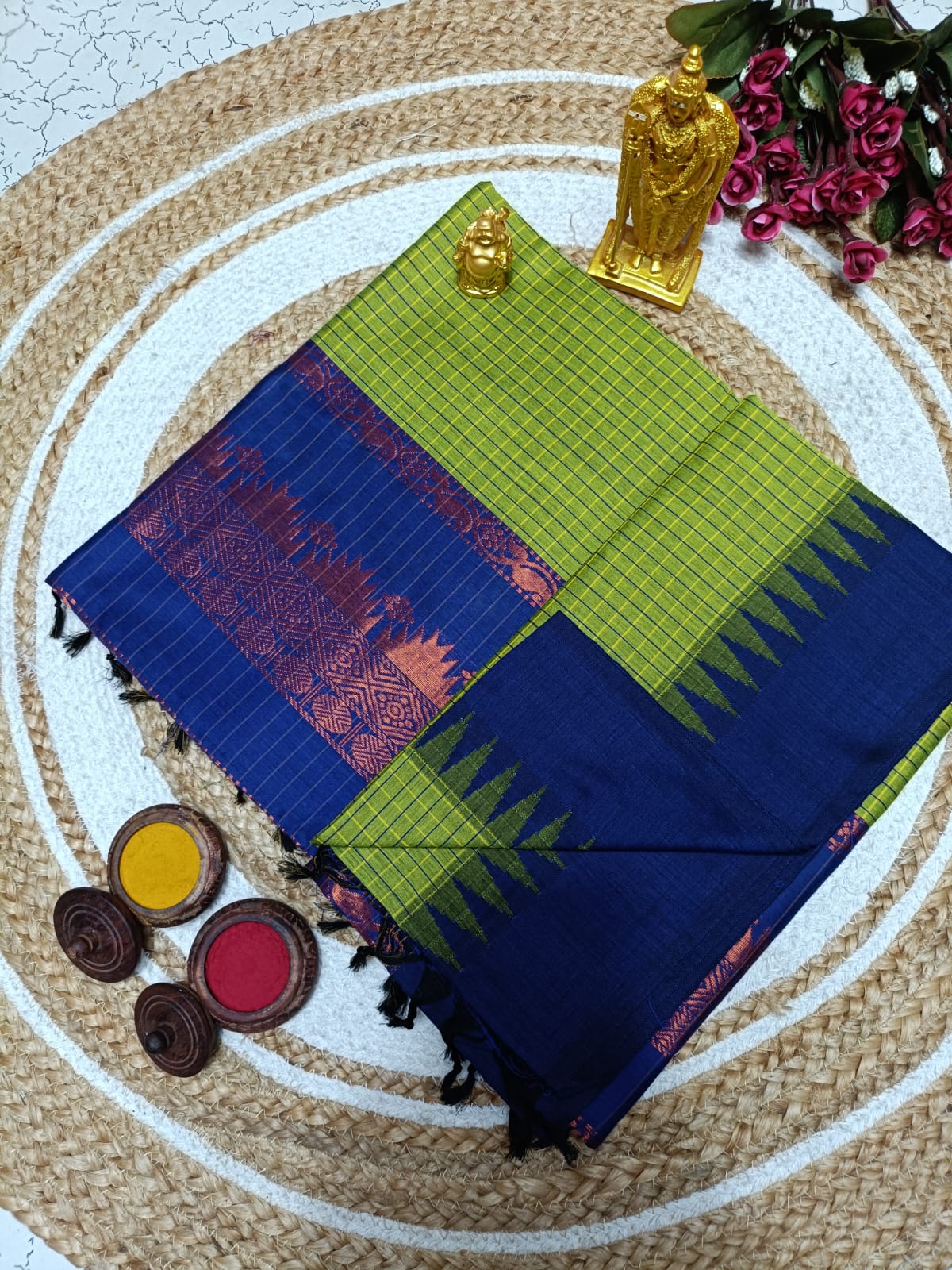 Kanchi cotton saree
