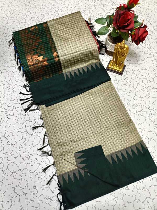 Kanchi cotton saree