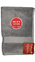 Grey Zero Twist Hand Towel