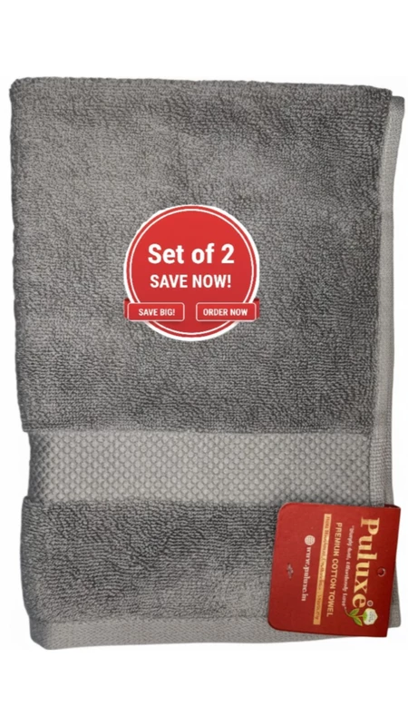 Grey Zero Twist Hand Towel