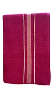 Cotton Stripe Towel Purple