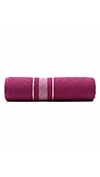 Cotton Stripe Towel Purple