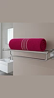 Cotton Stripe Towel Purple