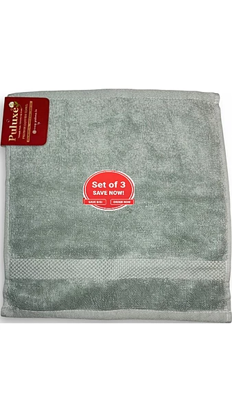 Frosted Lime Zero Twist Face Towel