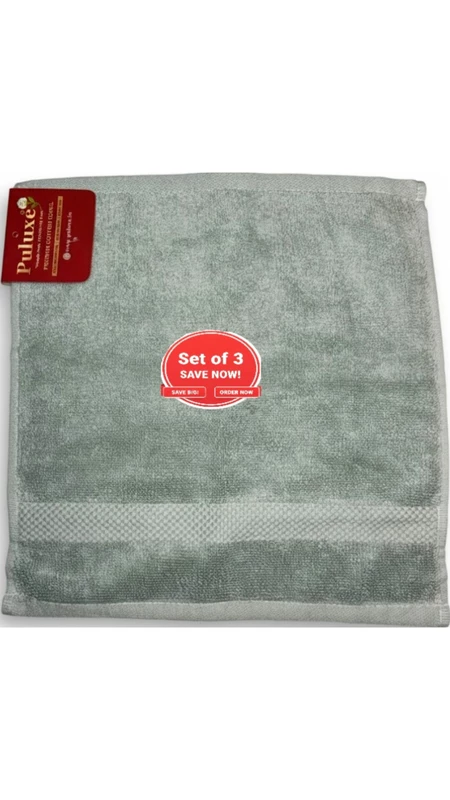 Frosted Lime Zero Twist Face Towel