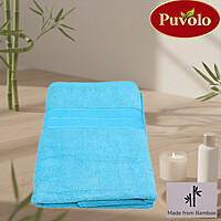 Bamboo Bath Towel Sky Blue