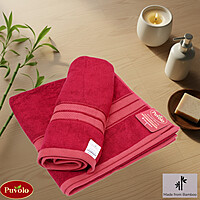 Bamboo Bath Towel Maroon