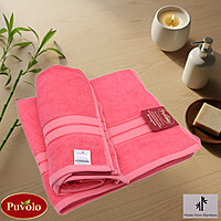 Bamboo Bath Towel Pink