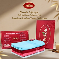 Bamboo Bath Towel Sky Blue