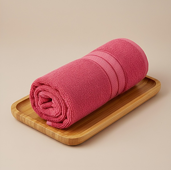 Bamboo Bath Towel Pink