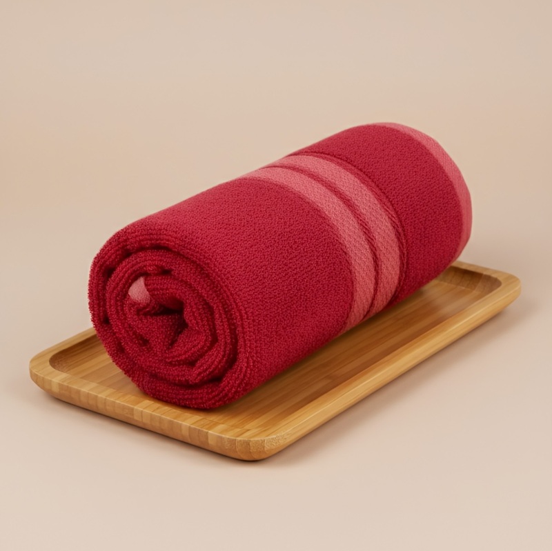 Bamboo Bath Towel Maroon