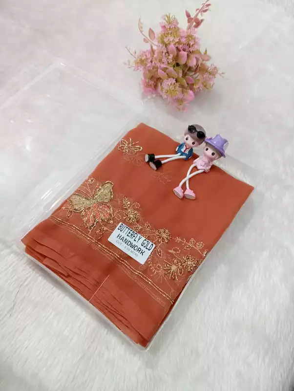 BUTTERFLY GOLD HANDWORK