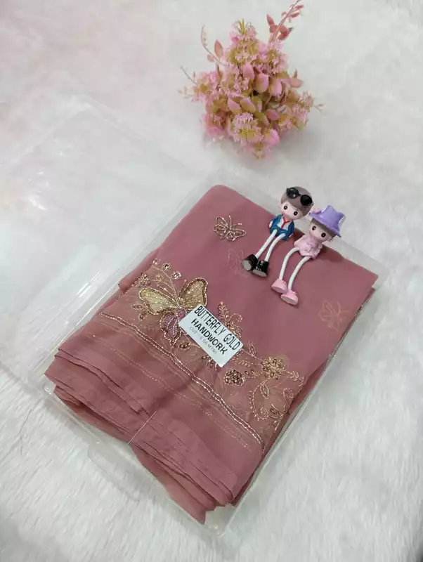 BUTTERFLY GOLD HANDWORK