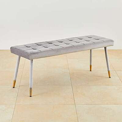 Tufted Febric Bench Tufted Febric Bench