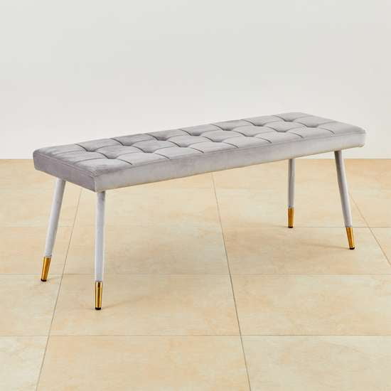 Tufted Febric Bench Tufted Febric Bench