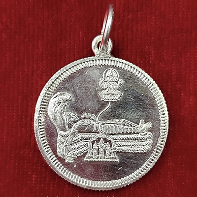 Sree Padmanabhaswamy Silver Pendant | Pure Silver | 5gms Sree Padmanabhaswamy Silver Pendant | Pure Silver | 5gms
