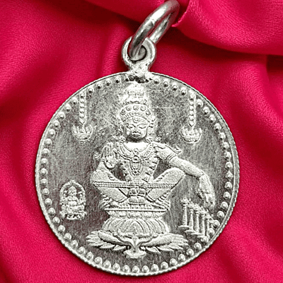 Swami Ayyappa Silver Pendant | Sacred Protection & Devotion | Swamiye Saranam Ayyappa Swami Ayyappa Silver Pendant | Sacred Protection & Devotion | Swamiye Saranam Ayyappa