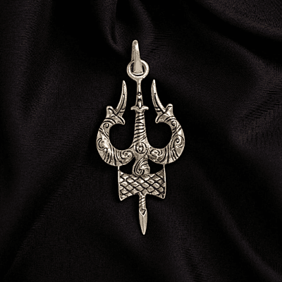 Trishul Pendant 92.5 Silver | Lord Shiva Symbol | Unisex Pendant Trishul Pendant 92.5 Silver | Lord Shiva Symbol | Unisex Pendant