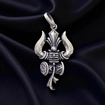 Trishul Pendant | Lord Shiva Symbol 925 Silver | Unisex Pendant Trishul Pendant | Lord Shiva Symbol 925 Silver | Unisex Pendant