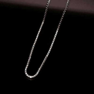 925 Silver Box Chain | Elegant & Durable Sterling Silver Chain 925 Silver Box Chain | Elegant & Durable Sterling Silver Chain