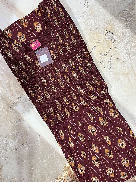 Ajrak Smoking frock Nighty #10