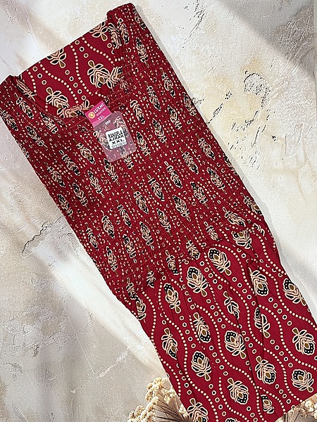 Ajrak Smoking frock Nighty #12