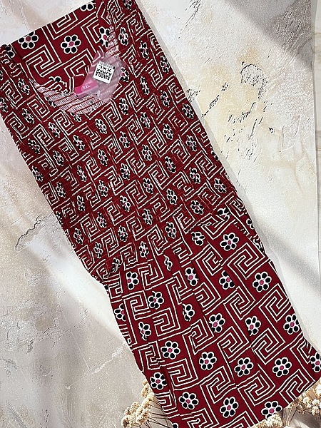 Ajrak Smoking frock Nighty #19