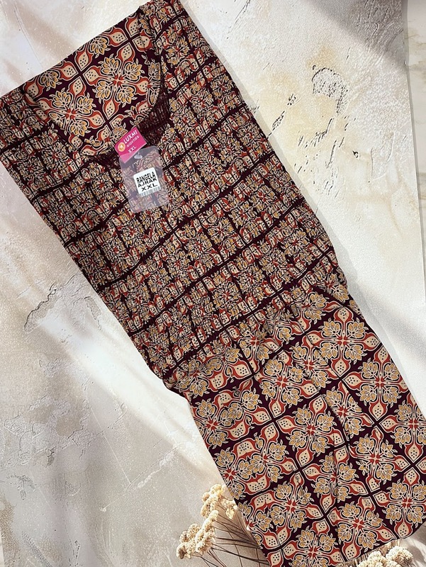 Ajrak Smoking frock Nighty #25