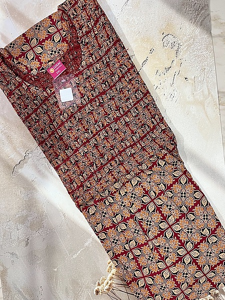 Ajrak Smoking frock Nighty #27