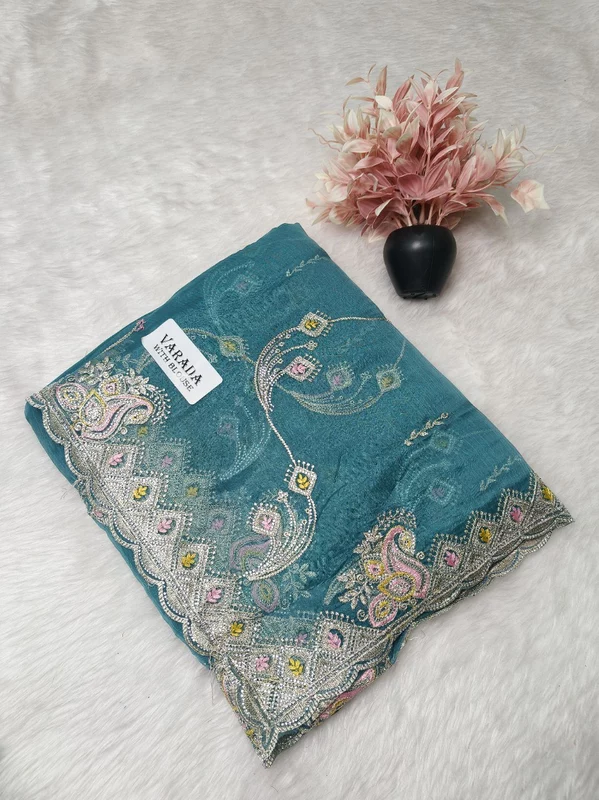 V N VARADA WITH BLOUSE 1