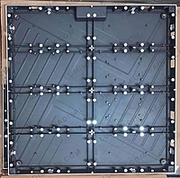 Aluminium diecast indoor LED cabinet 640 x 640 mm with 8 magnet module mounts – Lumina