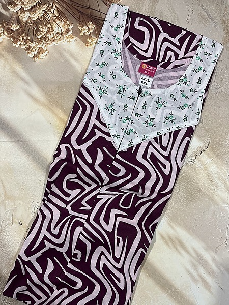 Feeding and non feeding frock -(Angel) XL #6