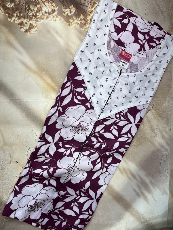 Feeding and non feeding frock -(Angel) XL #1