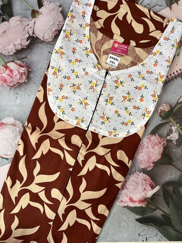 Feeding and non feeding frock -(Angel) XXL #40