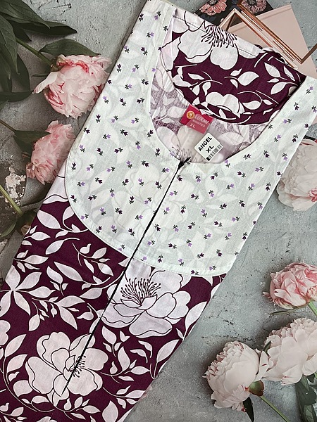 Feeding and non feeding frock -(Angel) XL #33