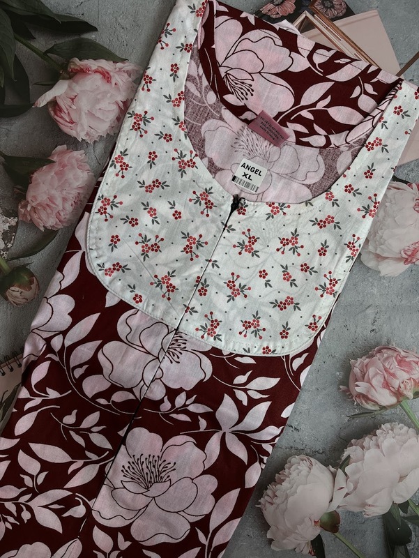 Feeding and non feeding frock -(Angel) XL #35